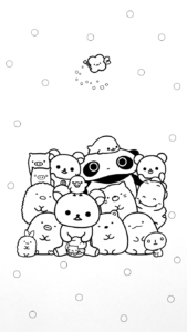 tải hình tô màu sumikko gurashi cho bé 7 tuổi