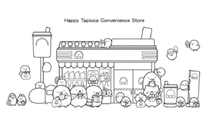 download tranh tô màu sumikko gurashi cho bé