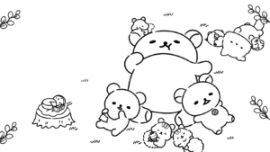 hình tô màu sumikko gurashi cho bé 7 tuổi miễn phí