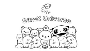 download hình tô màu sumikko gurashi miễn phí