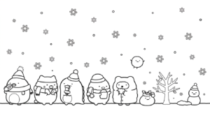 tải hình tô màu sumikko gurashi không mất tiền