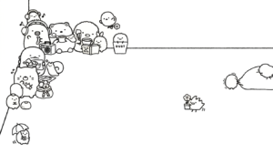 file hình tô màu sumikko gurashi cho bé in