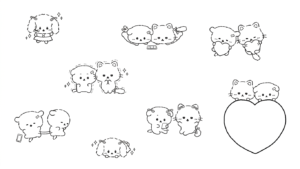 tải tranh tô màu sumikko gurashi cho bé 8 tuổi