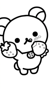 hình tô màu sumikko gurashi cho bé