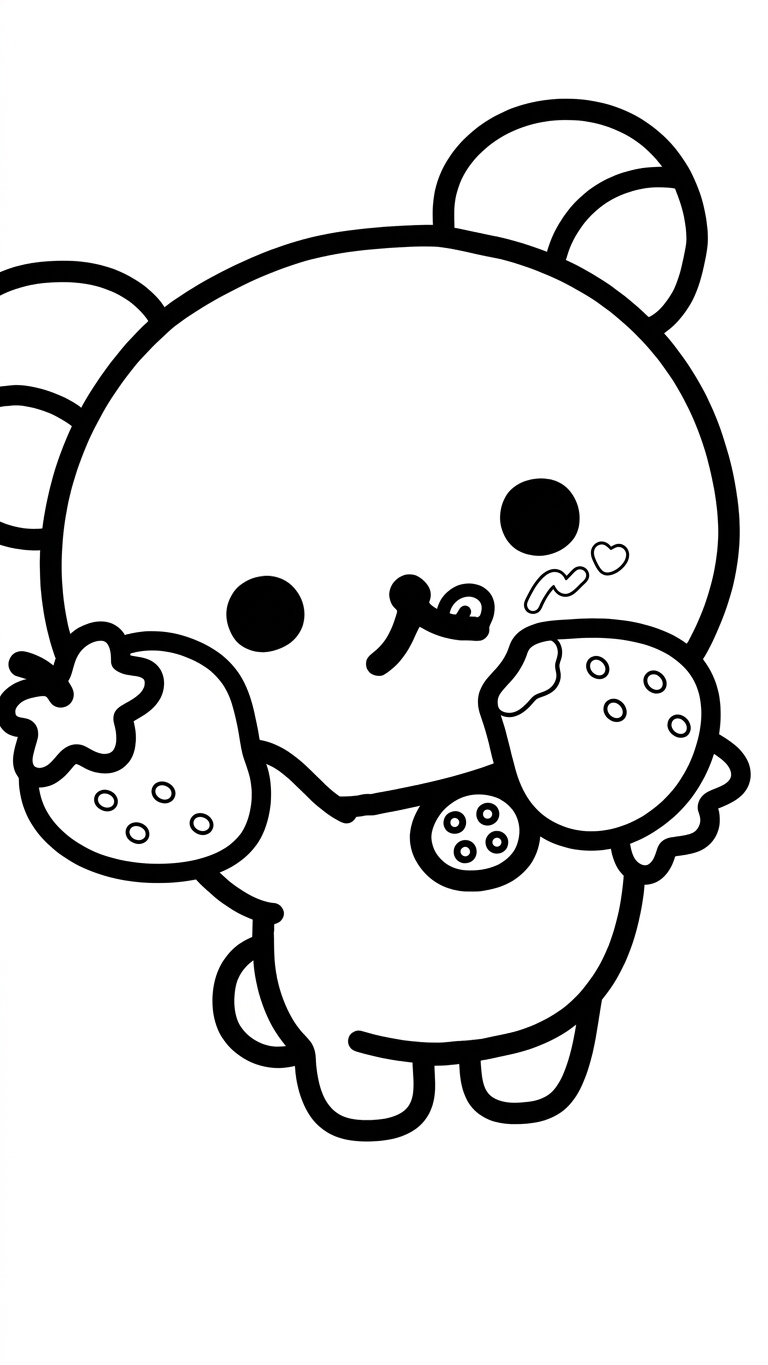 hình tô màu sumikko gurashi cho bé