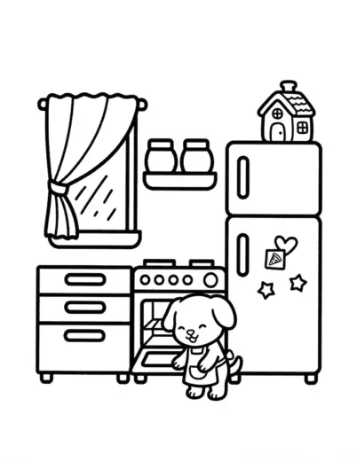 tải hình tô màu Dozy Mùa Thu cho bé chất lượng cao