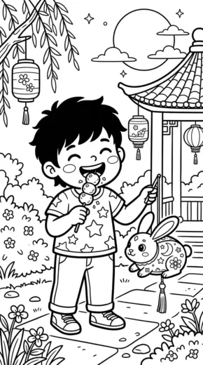 in hình tô màu Tranh Tô Màu Kẹo Hồ Lô 2 cho bé 8 tuổi