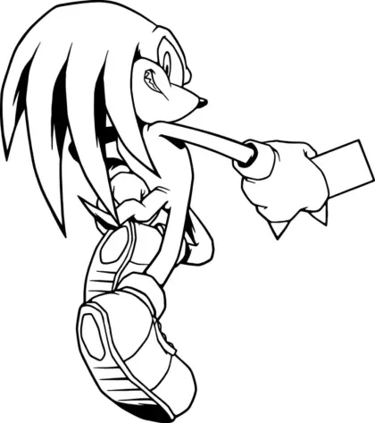 tranh tô màu Tranh Tô Màu Knuckles 31 pdf