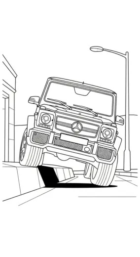download tranh tô màu Tranh Tô Màu Mercedes 33 chất lượng cao