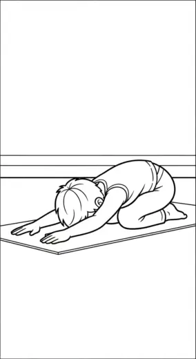 in tranh tô màu Tranh Tô Màu Yoga 11