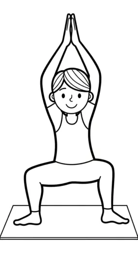 hình tô màu Tranh Tô Màu Yoga 15 chất lượng cao