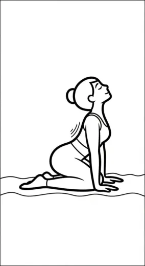 tranh tô màu Tranh Tô Màu Yoga 21 cho bé 5 tuổi chất lượng cao