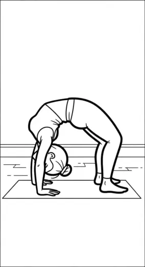file tranh tô màu Tranh Tô Màu Yoga 24 cho bé in