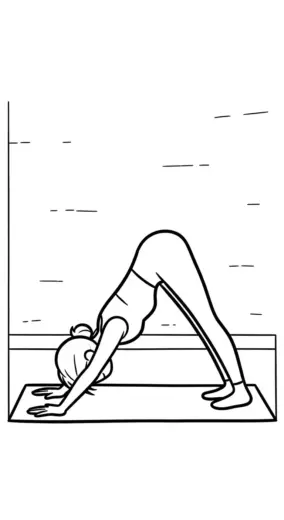 in hình tô màu Tranh Tô Màu Yoga 28