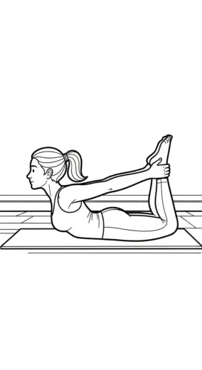 tải hình tô màu Tranh Tô Màu Yoga 41 chất lượng cao