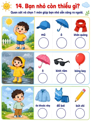 phiếu bài tập phiếu bài tập bạn nhỏ còn thiếu gì