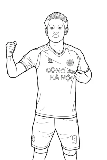 hình tô màu tranh tô màu Nguyễn Đình Bắc 1 in ngay