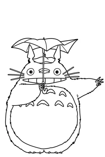 in tranh tô màu tranh tô màu Totoro 12 cho bé 8 tuổi
