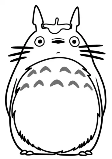 tải tranh tô màu tranh tô màu Totoro 23 pdf