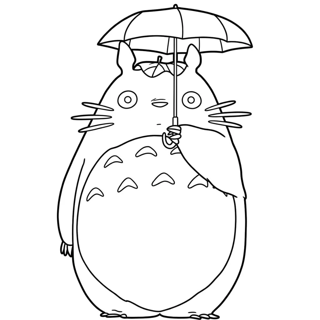 Tranh tô màu Totoro