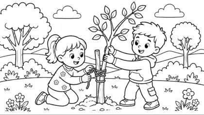 tải hình tô màu bảo vệ rừng chất lượng cao