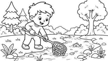 tải hình tô màu bảo vệ rừng cho bé chất lượng cao