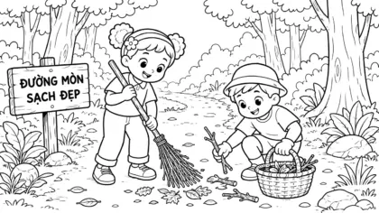 tranh tô màu bảo vệ rừng pdf