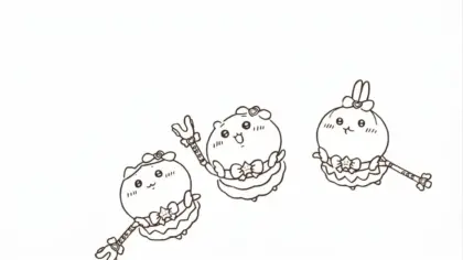 download tranh tô màu Coloriage Chiikawaaa chất lượng cao