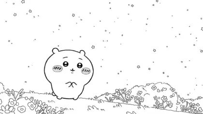 hình tô màu Coloriage Chiikawaaa in ngay