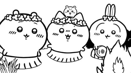 download tranh tô màu Coloriage Chiikawaaa cho bé