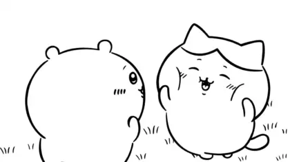 hình tô màu Coloriage Chiikawaaa cho bé 3 tuổi chất lượng cao
