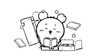 hình tô màu Coloriage Chiikawaaa cho bé 5 tuổi chất lượng cao