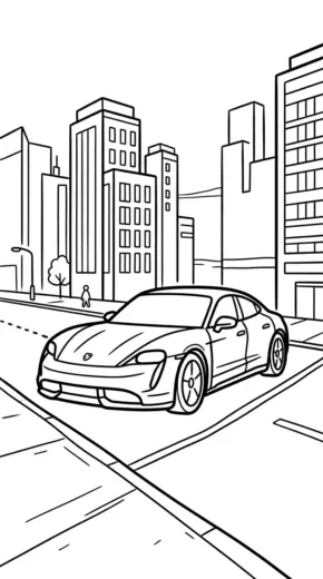 tải tranh tô màu Tranh Tô Màu Porsche 16 chất lượng cao