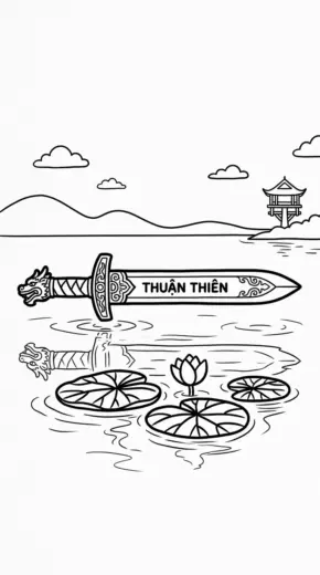 file hình tô màu Tranh Tô Màu Thanh Kiếm 17 cho bé 4-5 tuổi