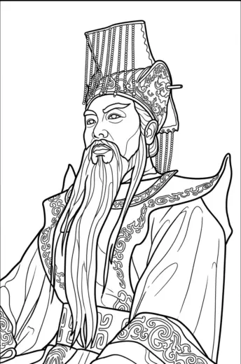 tranh tô màu Tranh tô màu Tây Du Kí 17 in ngay