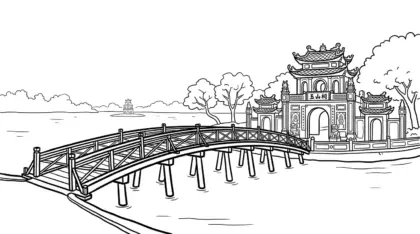 tải tranh tô màu tranh tô màu Cầu Thê Húc 4 chất lượng cao