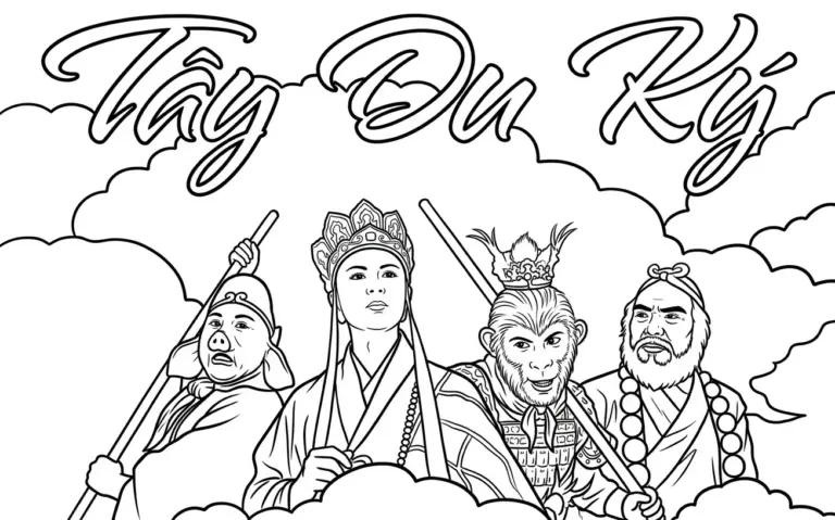 Tranh tô màu Tây Du Kí