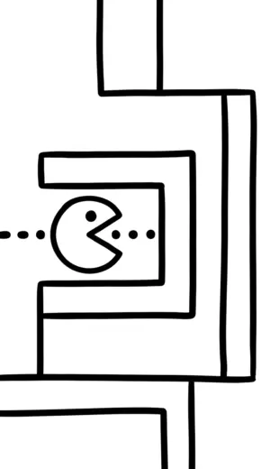 tranh tô màu pacman cho bé 4 tuổi