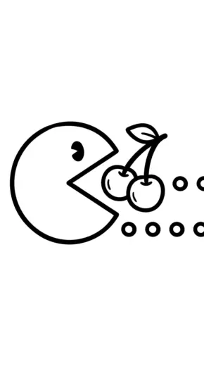 tải hình tô màu pacman pdf