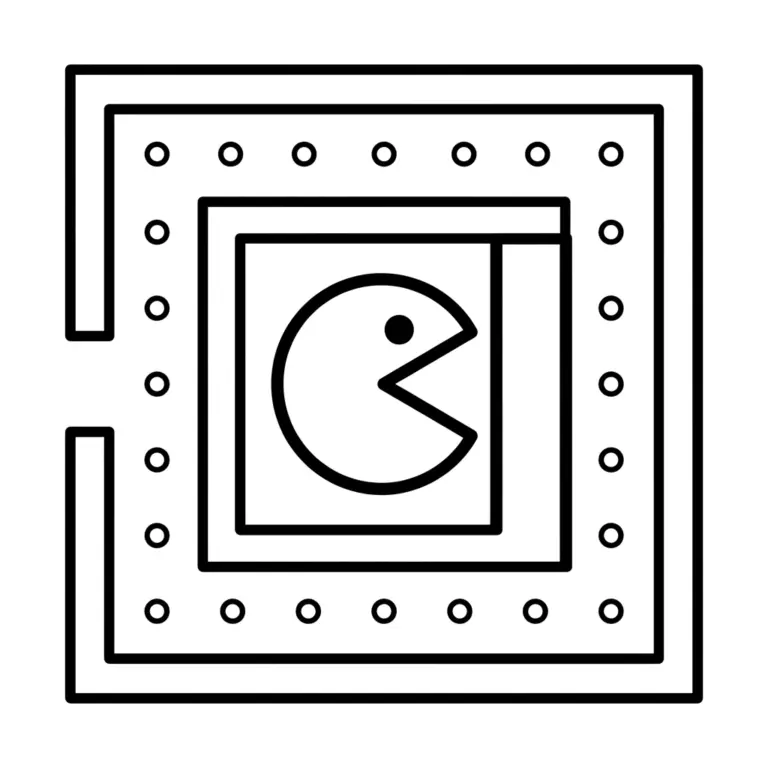 Tranh tô màu Pacman