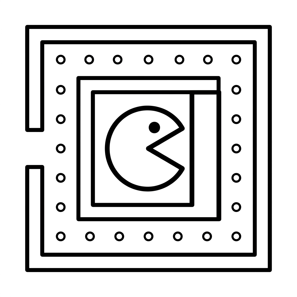 Tranh tô màu Pacman