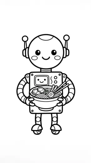 download hình tô màu ramen chất lượng cao