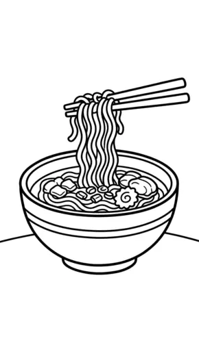 tải hình tô màu ramen chất lượng cao