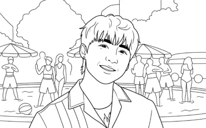 tranh tô màu sơn tùng mtp tập tô