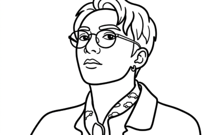 download tranh tô màu soobin hoàng sơn cho bé