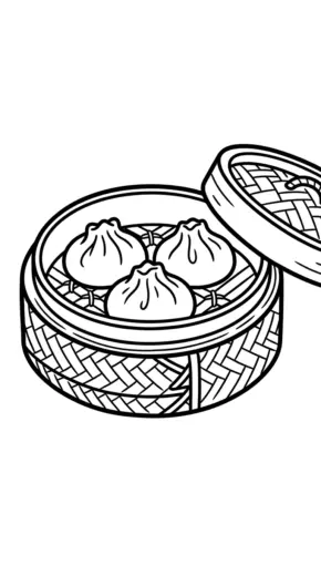 tải tranh tô màu sủi cảo cho bé 5 tuổi
