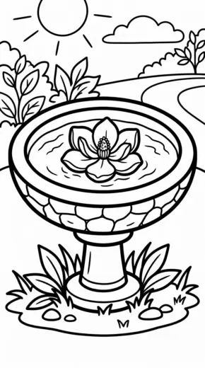 tranh tô màu Hoa Mộc Lan cho bé 5 tuổi