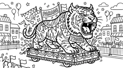 tải tranh tô màu Lễ Hội Rio Carnival chất lượng cao