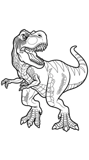 tải hình tô màu Tranh Tô Màu T Rex 10 chất lượng cao