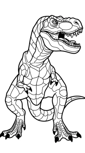 tải tranh tô màu Tranh Tô Màu T Rex 27 chất lượng cao
